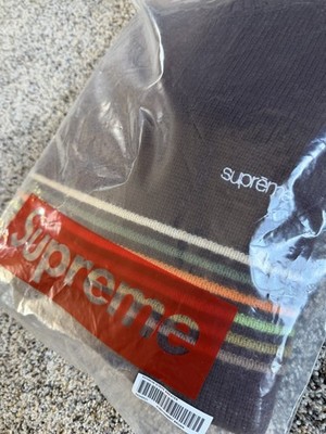 Supreme Raised Stripe Sweater - Brown - Size XL XLarge - SS26 New