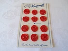 ANTIQUE FANCY BUTTON CARD