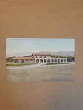 Postcard Southern Pacific Depot Santa Barbara California Coast Line S.P.R.R.