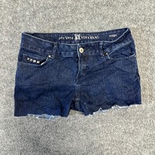 Simply Vera Vera Wang Shorts Womens Size 2 Dark Wash Studded Cutoff Denim Edgy
