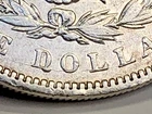 Top 100 VAM-25A - Donkey Tail Reverse - 1887 Morgan Silver Dollar - XF Details