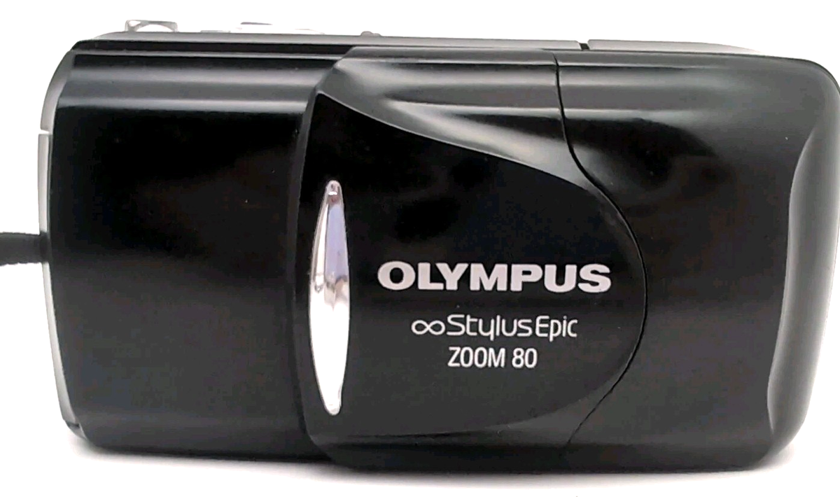 Olympus Stylus Epic Zoom 80 MJU II Black 35mm Film Point and Shoot