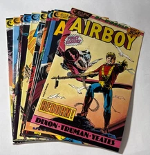 Airboy 1-12 Eclipse Comics Missing Issues 5 & 10 Dave Steven Back Cover On 8