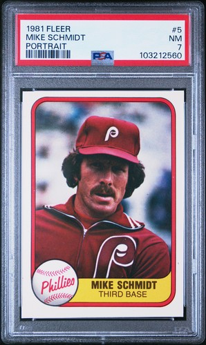 1981 Mike Schmidt [Portrait] #5