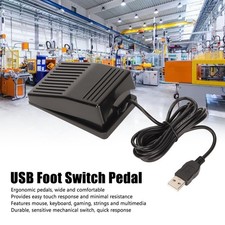 USB Foot Switch Pedal Mechanical Switch Multifunctional Single Foot SwitchPedal