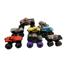 Monster Truck Lot of 8 Trucks Monster Jam Zombie Grave Digger More