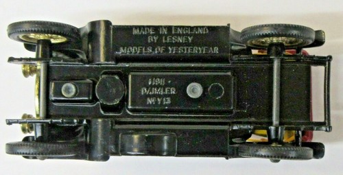 Matchbox #Y-13 1911 DAIMLER Models of Yesteryear diecast MOY - Picture 3 of 4