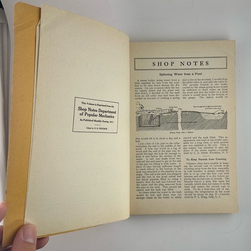 Popular Mechanics Shop Notes 1912 Volume 8 Staple Binding Vintage DIY Paperback - Picture 6 of 16