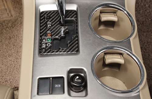 For Toyota Highlander 09-2014 Real Carbon Fiber Central Console Gear Shift Frame - Bild 3 von 6
