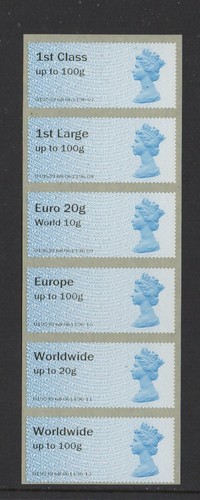 ERROR! MACHIN CL17S 1st on 2nd Collector Strip up to ww100g NCR POST GO SUPERB