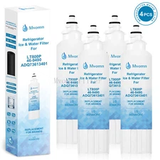 4 Pack Fit For LG LT800P ADQ73613401 HDX FML-4 ADQ73613401-S Water Filter