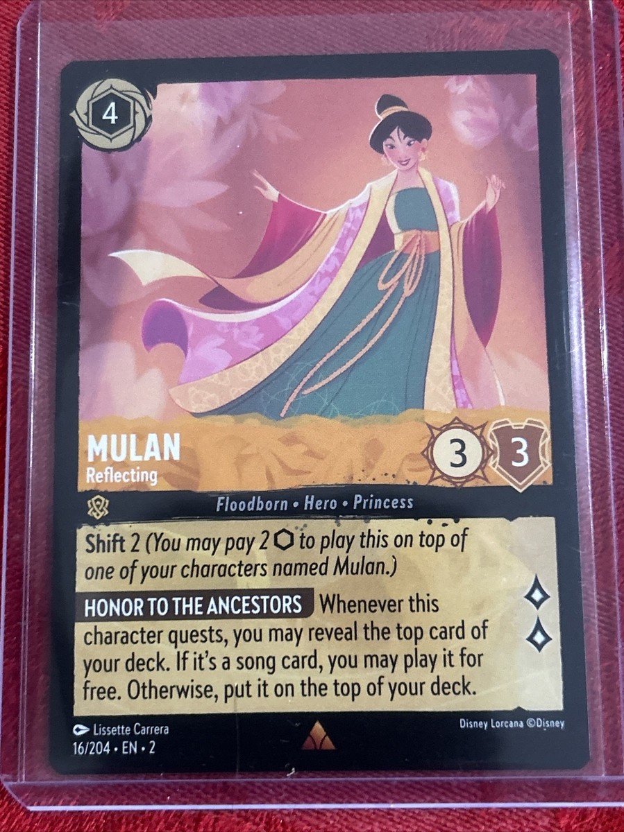 Disney Lorcana: Rise of the Floodborn - Mulan - Reflecting Disney Lorcana: Rise of the Floodborn - Mulan - Reflecting