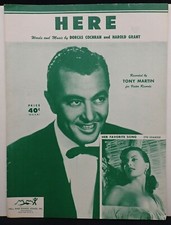 Here - Dorcas Cochran & Harold Grant - Sheet Music  1954