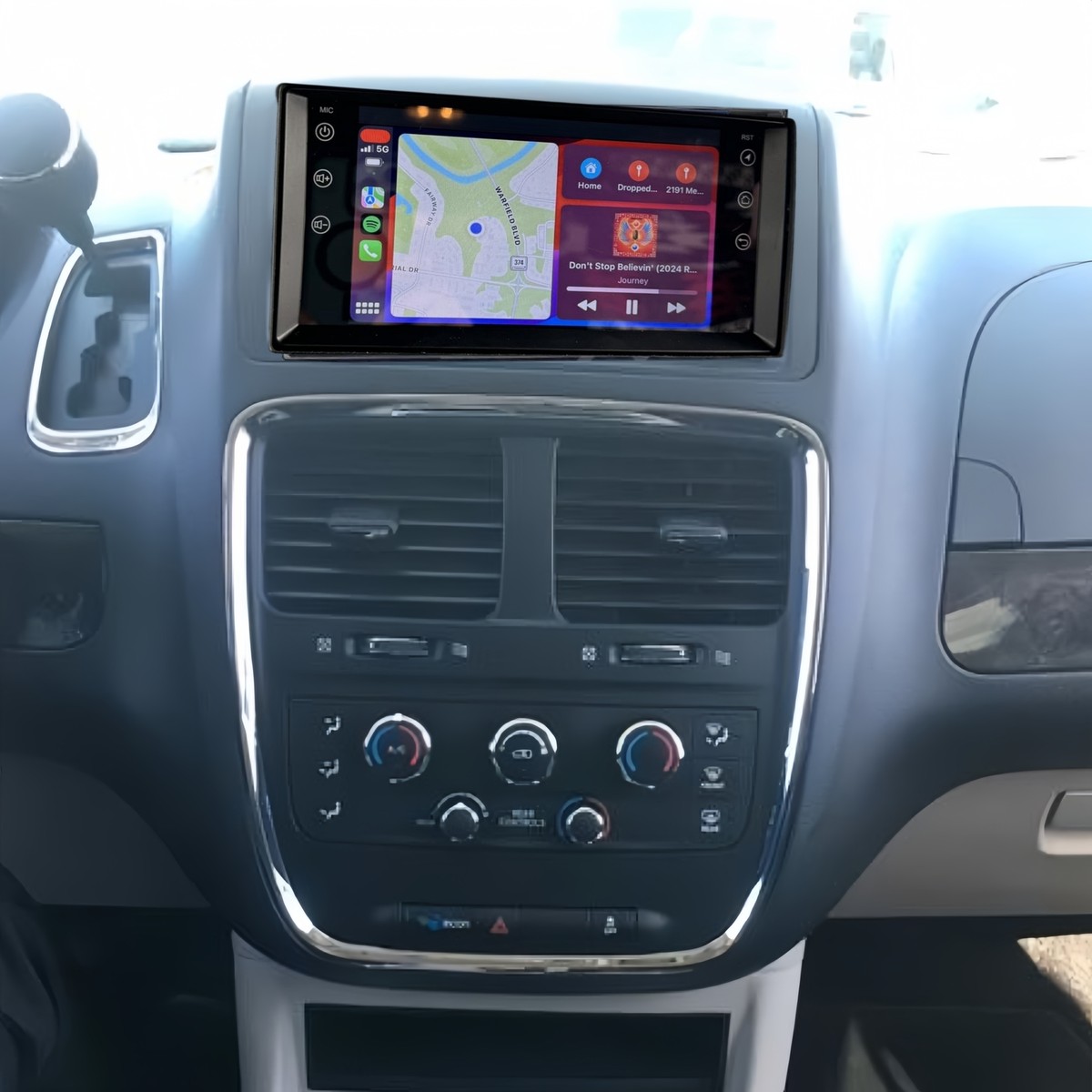 Car Radio Stereo For 2011-2020 Dodge Grand Caravan Android 13 GPS