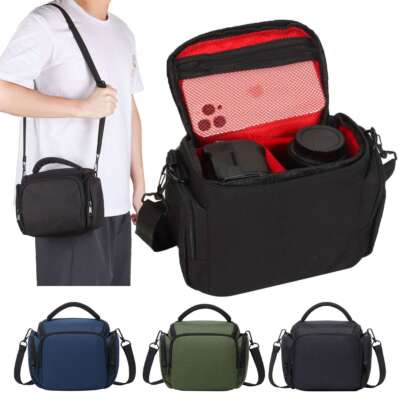 Camera Backpack Shoulder Bag Waterproof Case for Canon Nikon Sony DSLR Digital