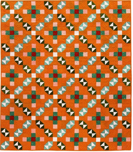 Criss Cross Quilt Pattern Pieced AN - Picture 2 of 2