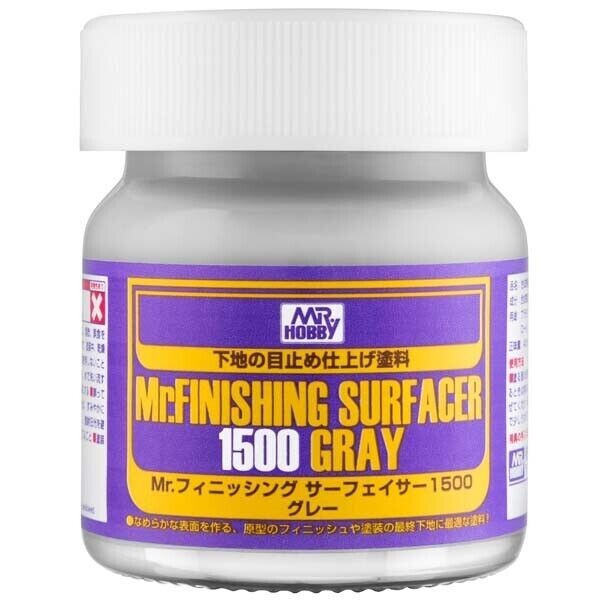 Mr Hobby Mr Finishing Surfacer 1500 Gray - 40ml - SF289