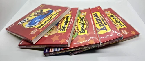 Jumpstart K 1st Reading Spelling Animal PC Windows Software Lot 5 Titles Age 4-7