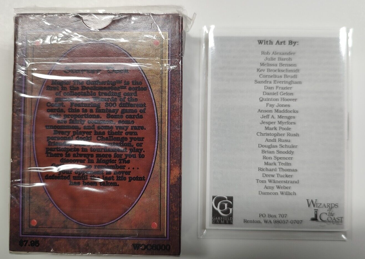 mtg alpha starter deck card list Alpha Starter Deck Box main image 1