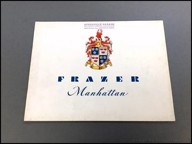 1948 Frazer Manhattan 28-page BIG Vintage Original Car Sales Brochure Catalog Foto 2 de 4