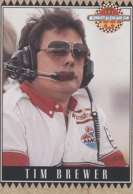 1992 Maxx McDonald's All-Star Race Team - Tim Brewer #10 for sale ...