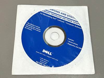 Reinstalling 2006 Dell Latitude System Software P/N Y2981  0X2976 - NEW Sealed