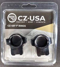 CZ 457 455 Scope Rings 11mm Dovetail 1 Inch Tube - 40086