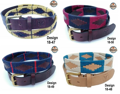 Polo Belt Argentinian Gaucho Brown 