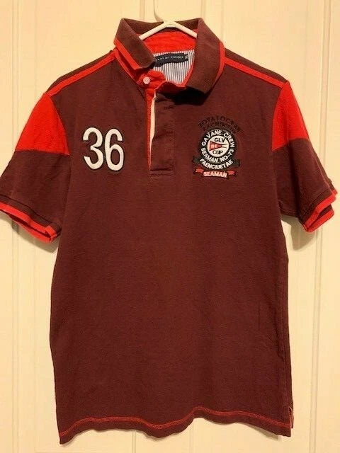 TOMMY HILFIGER SIZE XL GAVANE CREW SEAMAN NO 73 POLO SHIRT eBay