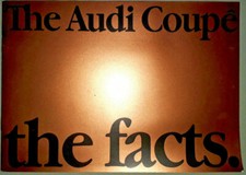 Audi Coupe Facts Brochure 1982