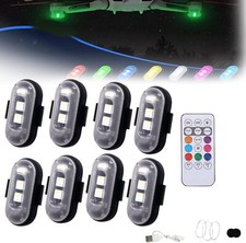 Summer LED Lights for Car, Remote Control Strobe Light, Drone Strobe Light