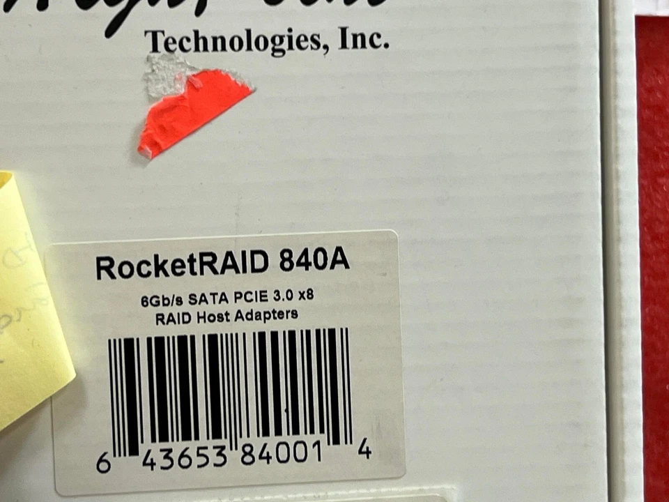 HIGHPOINT TECHNOLOGIES RocketRAID 840A PCIe 3.0 x8 6Gb/s SATA RAID Host Adapter - Image 3 of 4