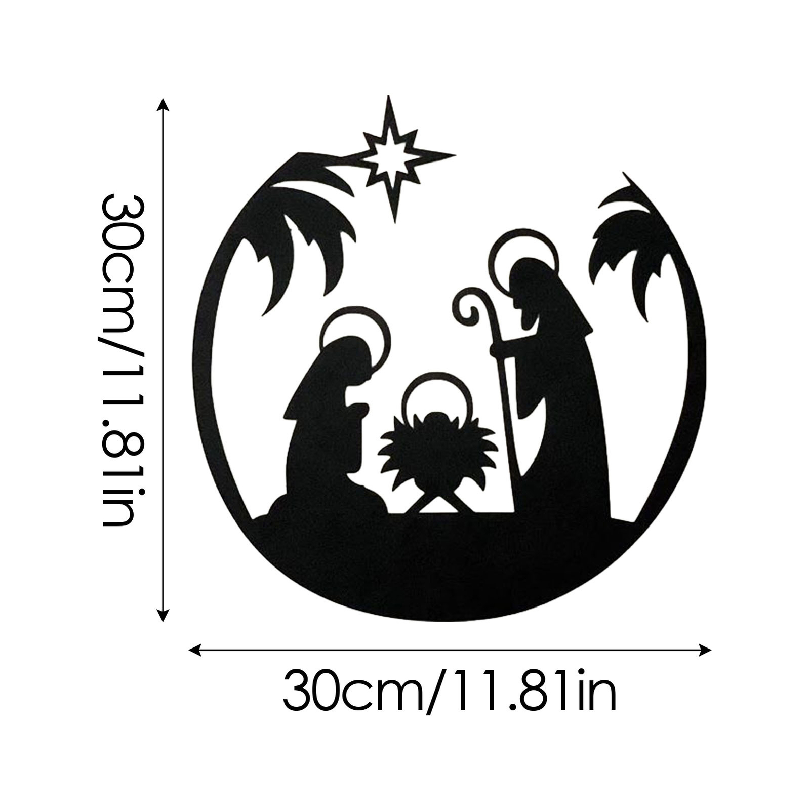 Metal Nativity Scene for Wall Novelty Metal Art Mysterious Nativity Home Decor eBay