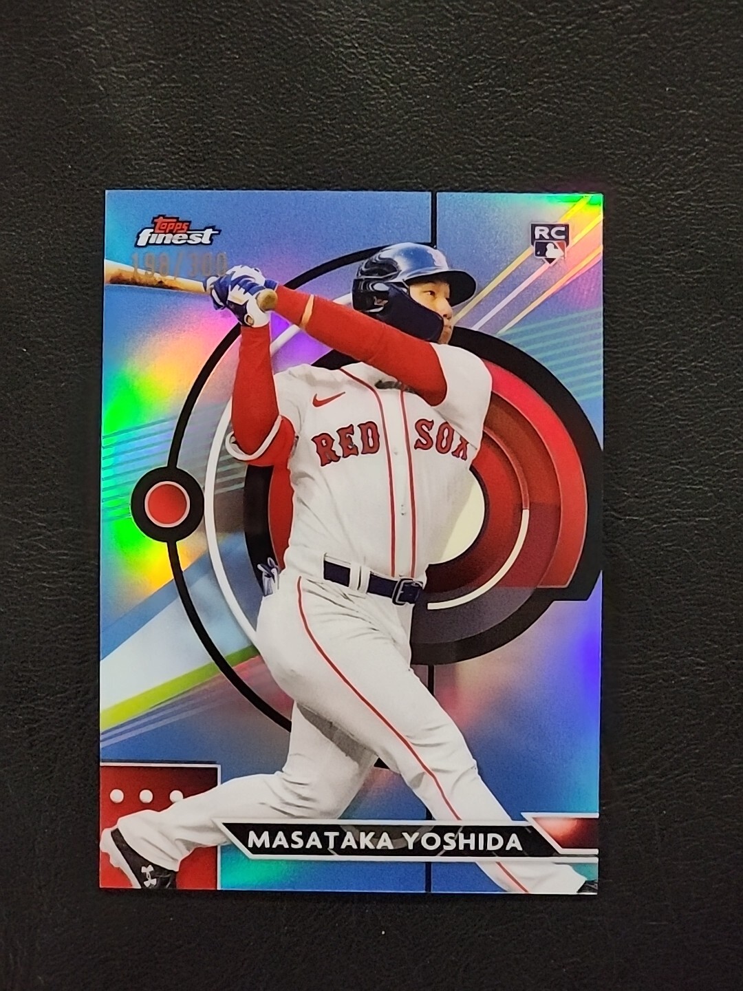 2023 Topps Finest Masataka Yoshida Sky Blue Refractor RC #76 /300 Rookie Card