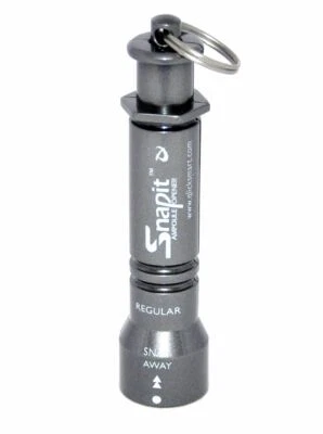Qlicksmart Snap It Pocket Size Lite Personal Regular Grey Ampoule Opener UKStock