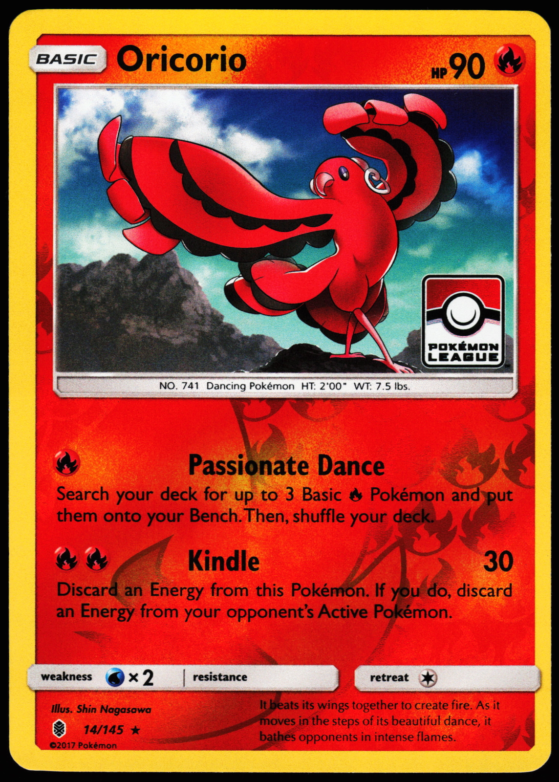 Pokemon Card - Oricorio League & Championship Cards 14/145 Promo