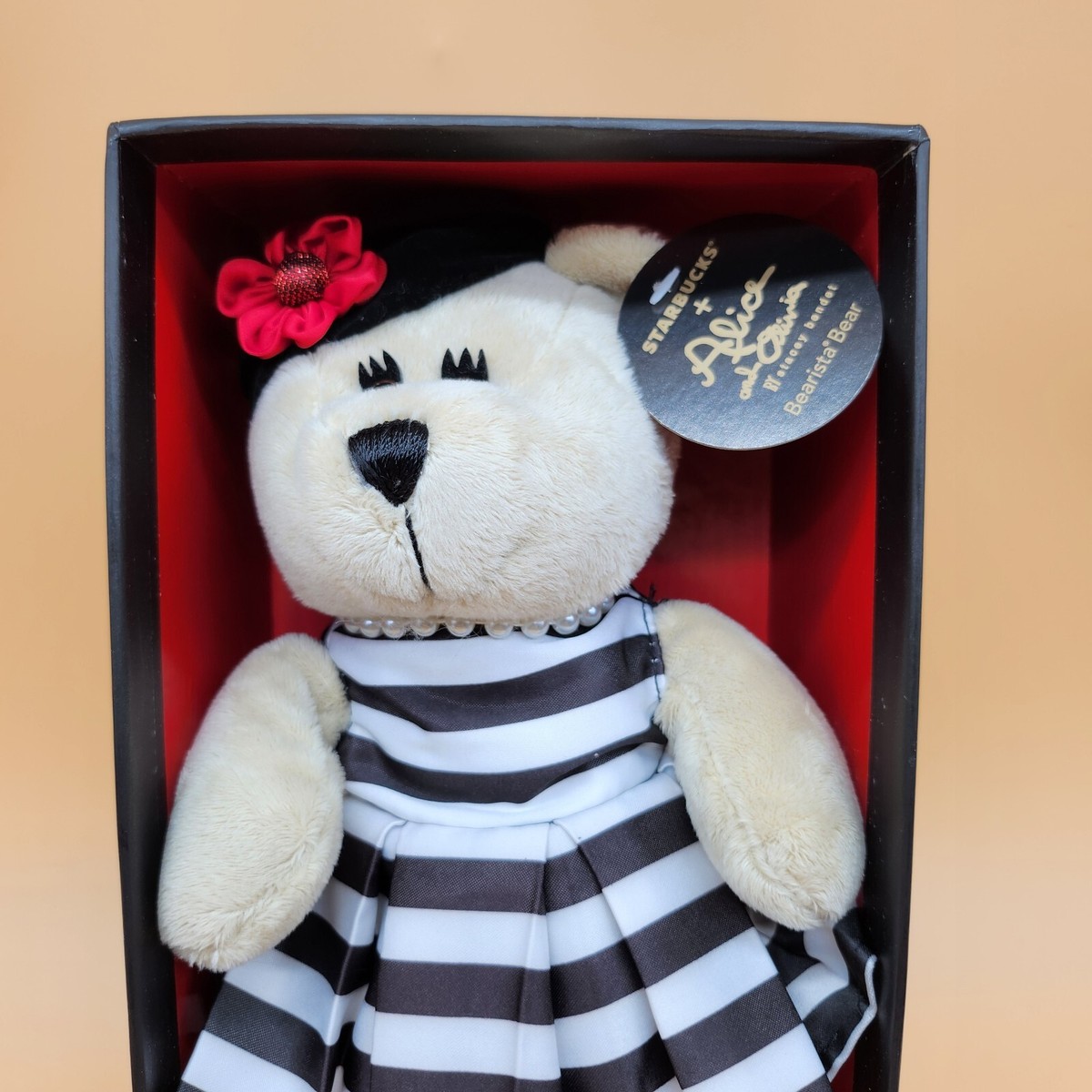 Starbucks 2013 Alice & Olivia by Stacey Bendet Holiday Bear In Box