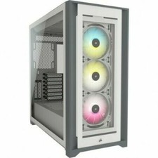 Image of Corsair iCUE 5000X RGB E-ATX Gaming Case - White