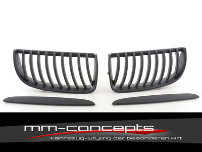 Kühlergrill Grill für BMW 3er e90 e91 Schwaz Rippen M3 Performance Paket