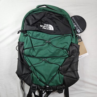 The North Face Borealis Backpack Evergreen / TNF Black NF0A52SE S9W NEW
