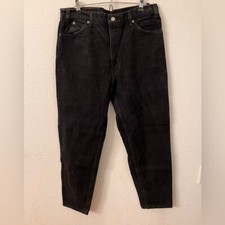 Levi  s orange tag 550 black wash relaxed fit tapered leg jeans USA size 38x32