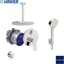 Hansa Basic Regendusche Unterputz Duschsystem Bluebox Kopfbrause Komplett Badset