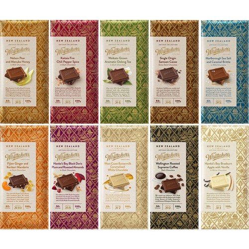 New in Pack Whittaker's Chocolate Artisan Collection (A) ~ x5 | eBay