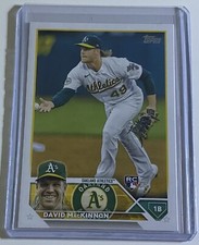 David MacKinnon 2023 Topps Series 1 Rookie RC #276 Oakland Athletics
