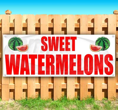 SWEET WATERMELONS Advertising Vinyl Banner Flag Sign Many Sizes USA SB10415