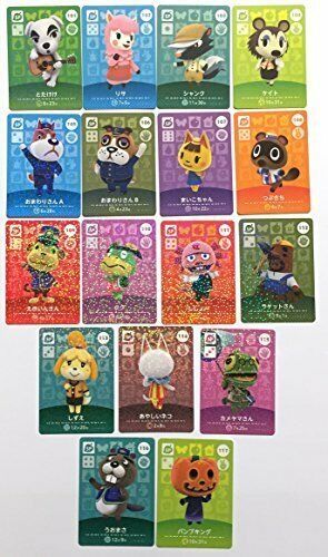 17 sheets amiibo card Amibo Animal Crossing 2 series SP Furukonpu