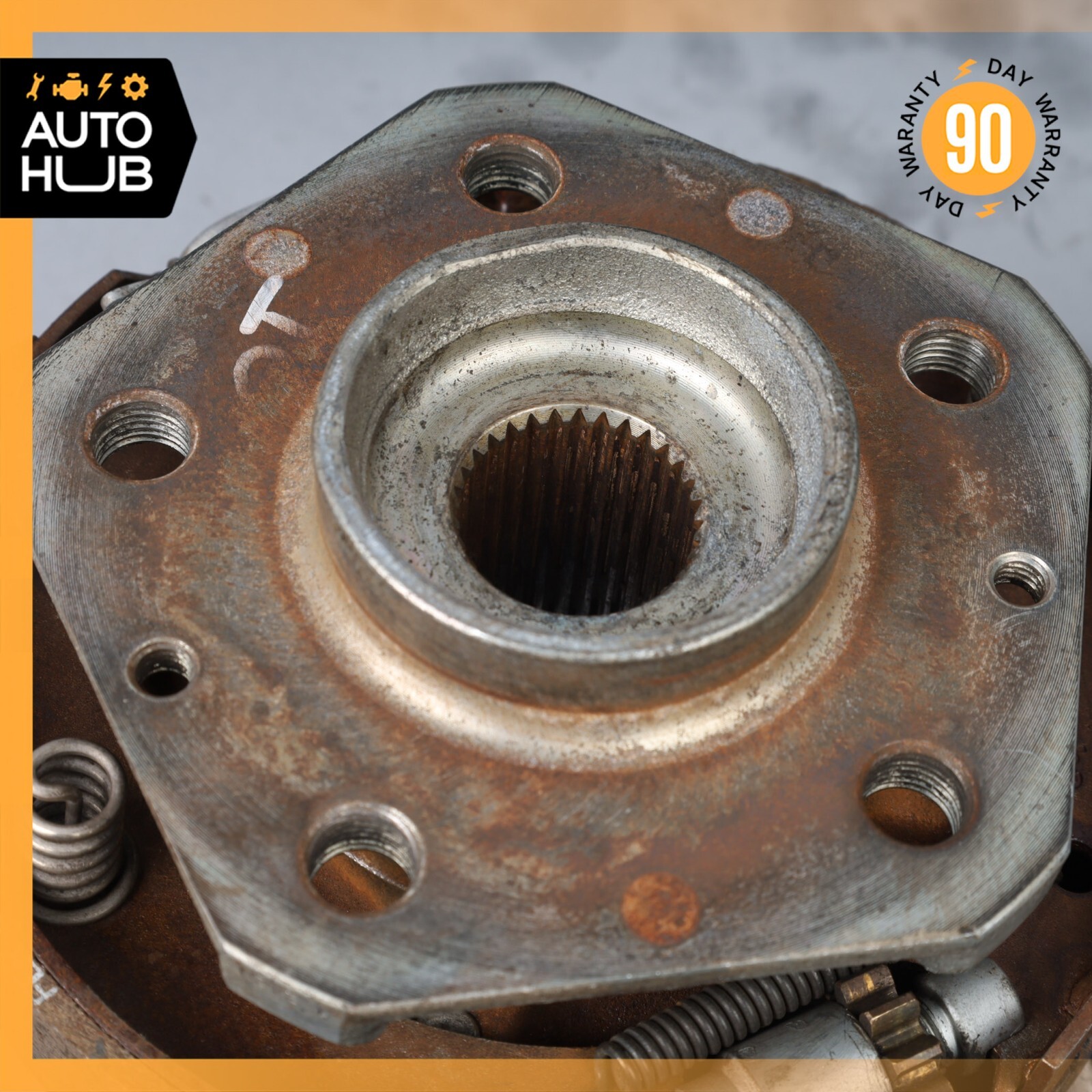 11-19 Maserati GranTurismo M145 Rear Left Side Spindle Knuckle Hub OEM 44k