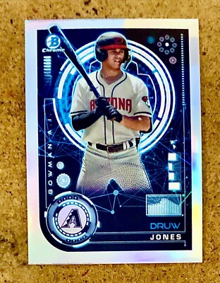 2024 Bowman Chrome Bowman AI Druw Jones BAI-7 Arizona Diamondbacks