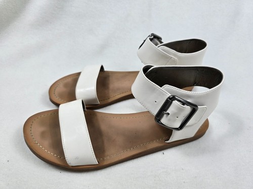 Circus By Sam Edelman White Gladiator Sandals Buckle Closure Size 10M Womens - Picture 2 of 7