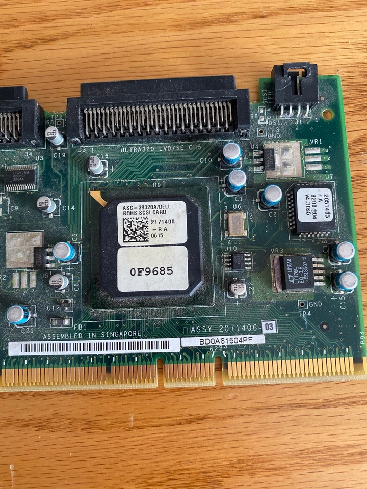 Adaptec SCSI CARD 39320A 2071407-00 REV A MIC ADT-ASC-39320A(B) PCI-X-133 - Image 2 of 4